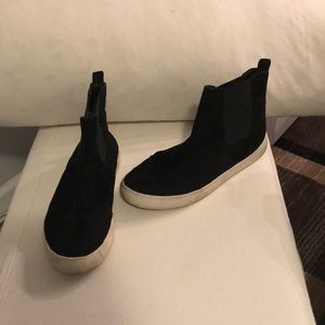 Steve Madden Black Suede Sneakers